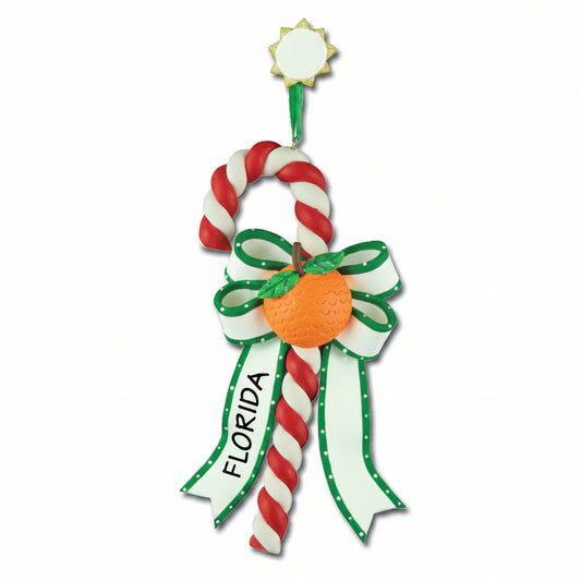 CL177: Orange Candy Cane - 24 Pack