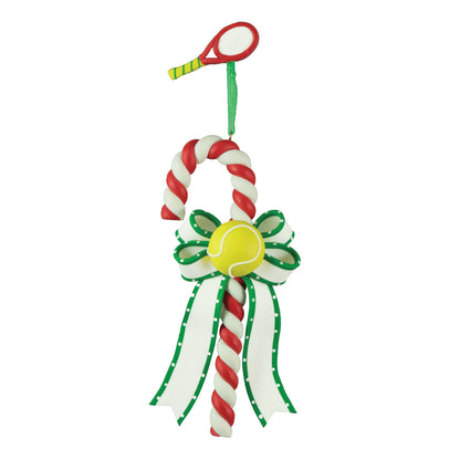 CL253: TENNIS BALL CANDY CANE