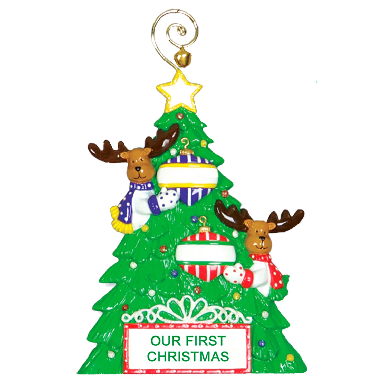 CR102F: Our First Christmas Tree TableTopper