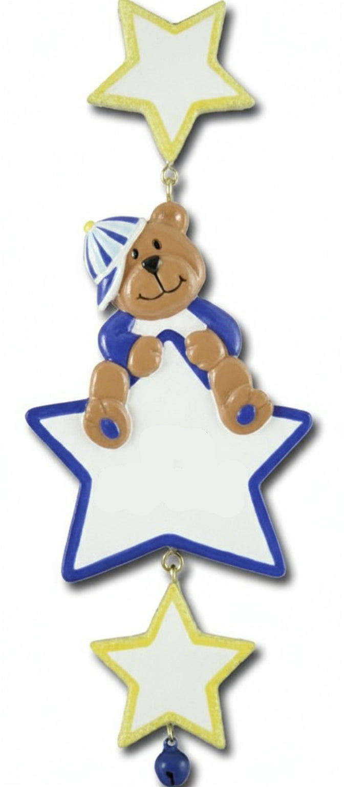 CR111: Baby Boy Bear w/ Stars