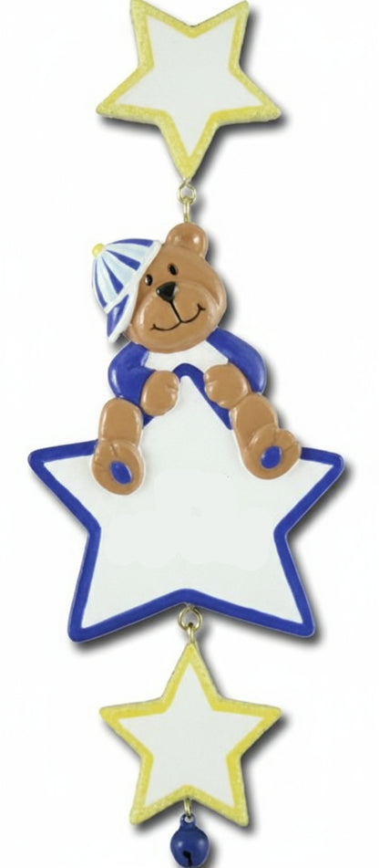 CR111: Baby Boy Bear w/ Stars