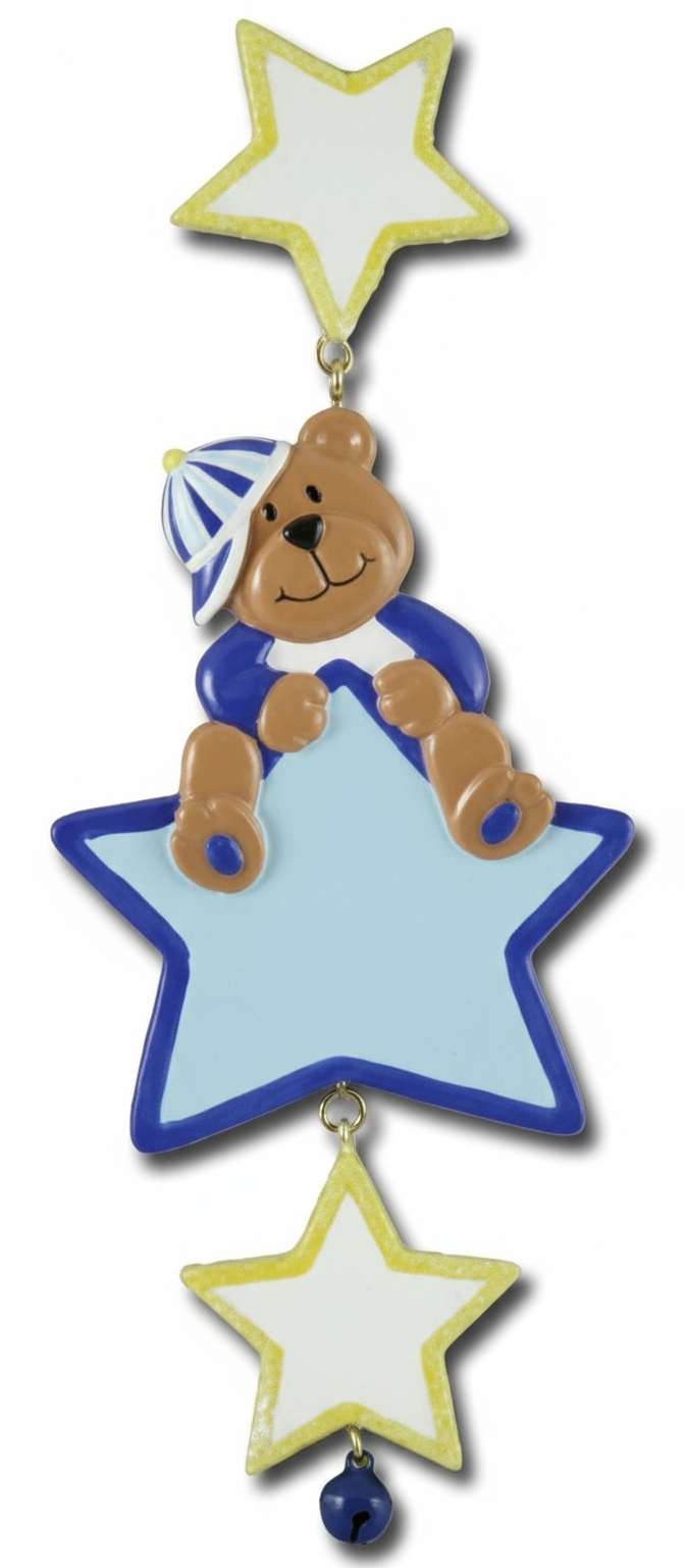 CR111: Baby Boy Bear w/ Stars