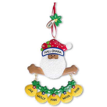 CR185N: New Tropical Santa w/ 5 Pineapples