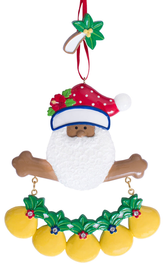 CR185N: New Tropical Santa w/ 5 Pineapples