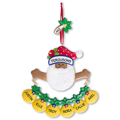 CR186N: New Tropical Santa w/ 6 Pineapples