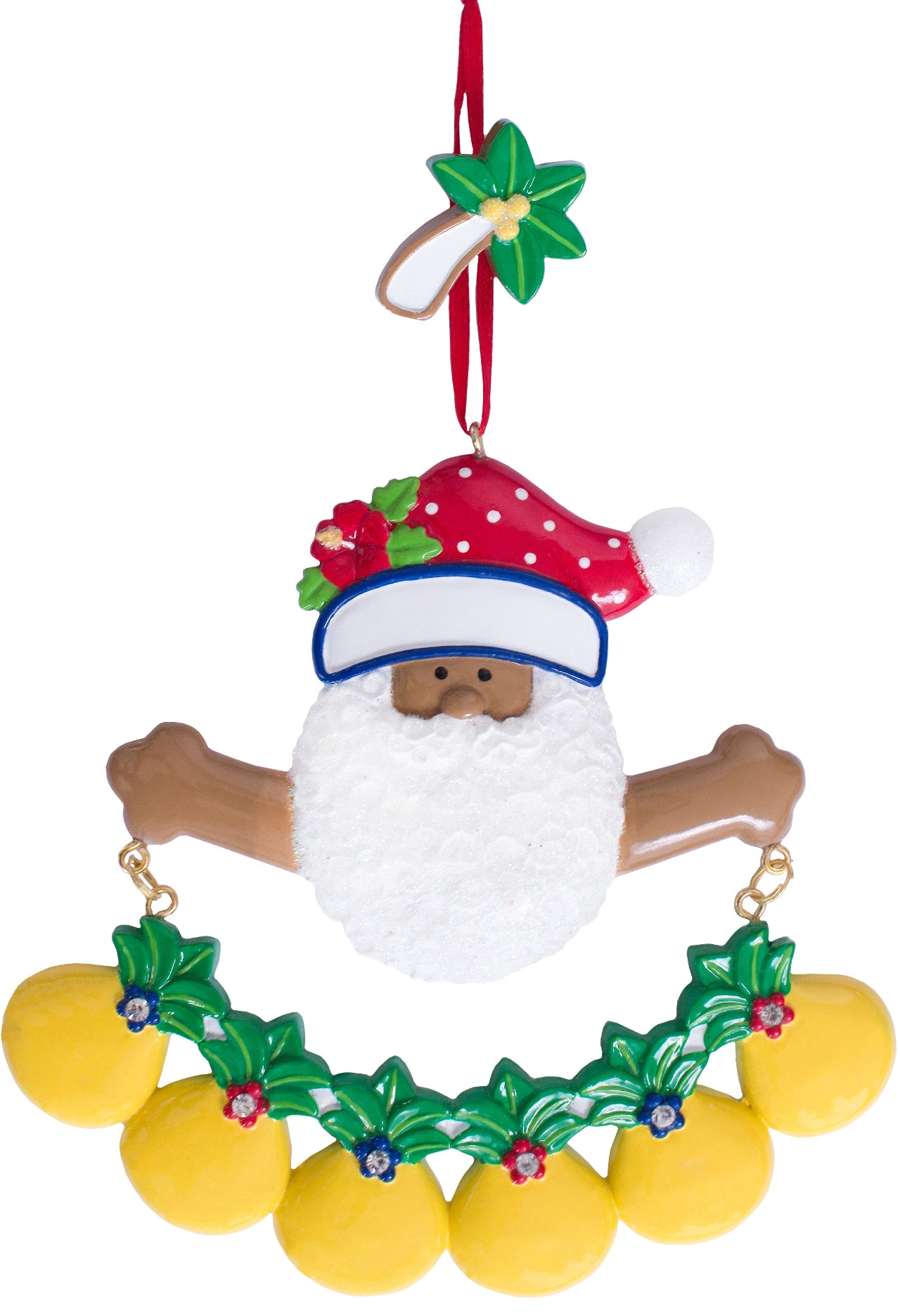 CR186N: New Tropical Santa w/ 6 Pineapples