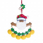 CR186N: New Tropical Santa w/ 6 Pineapples
