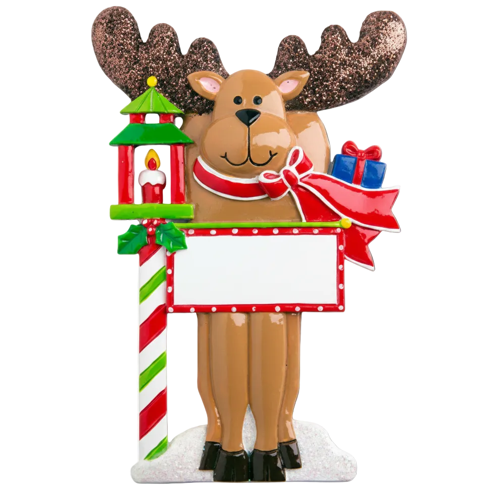 CR229PK: Glitter Antler Moose - 36 Pack