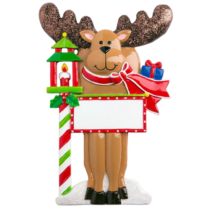 CR229PK: Glitter Antler Moose - 36 Pack