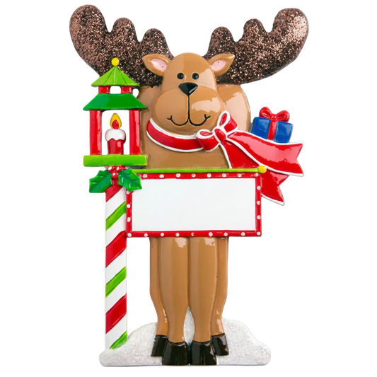 CR229PK: Glitter Antler Moose - 36 Pack