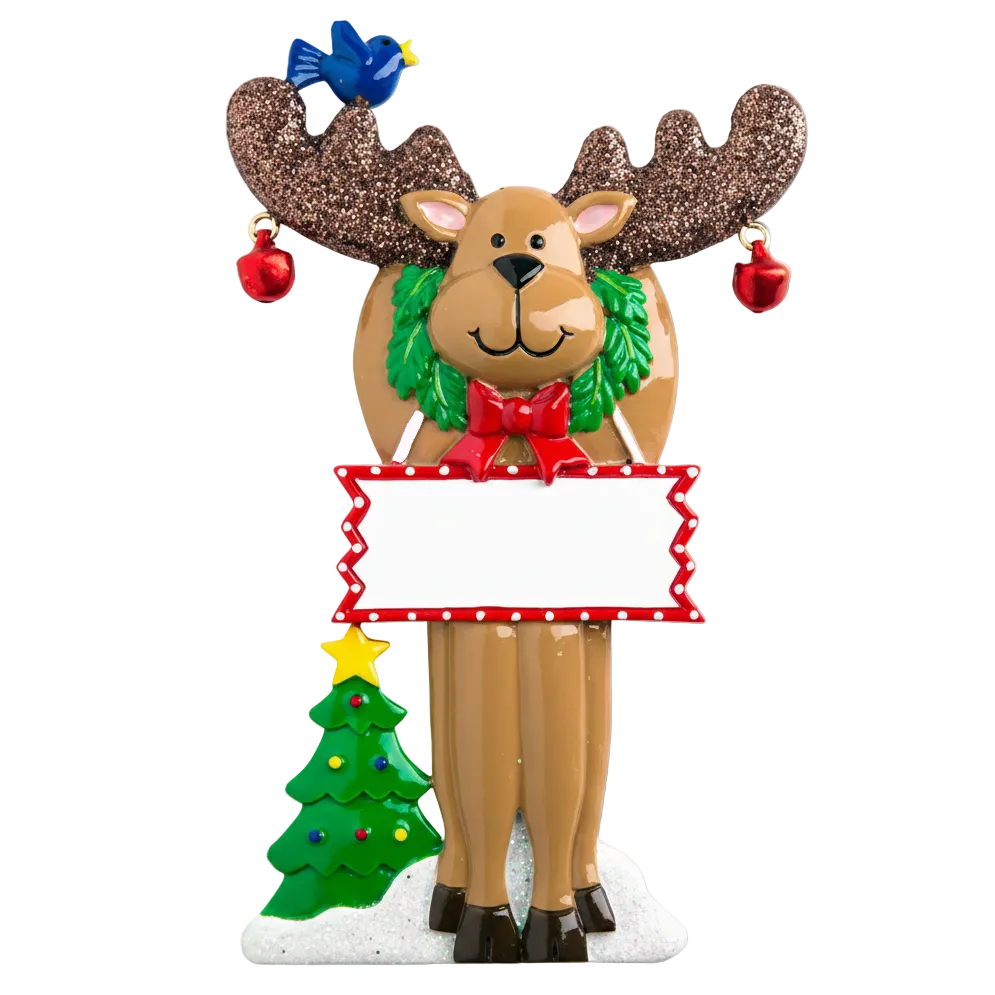 CR229PK: Glitter Antler Moose - 36 Pack