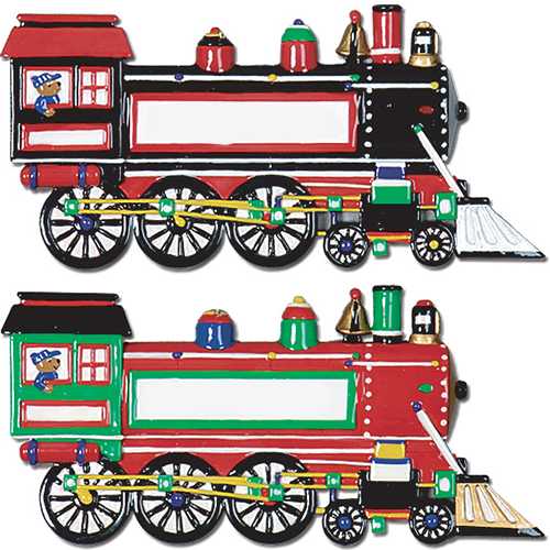 CR353PK: Black/Red Christmas Train - 24 Pack