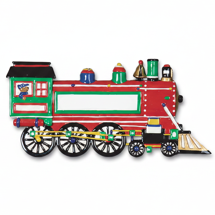 CR353PK: Black/Red Christmas Train - 24 Pack