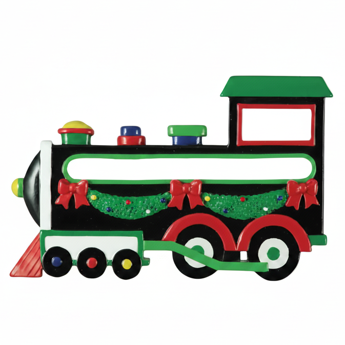 CR354PK: Train w/ Garland - 24 Pack