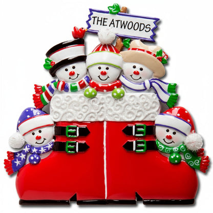 CR445: RED SNOWMAN BOOTS 5