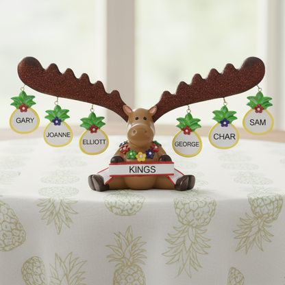 LR306T: Tropical Moose Figurine - Family 6