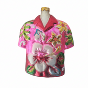 HZZ118: Pink Glass Aloha Shirt - 12 Pack