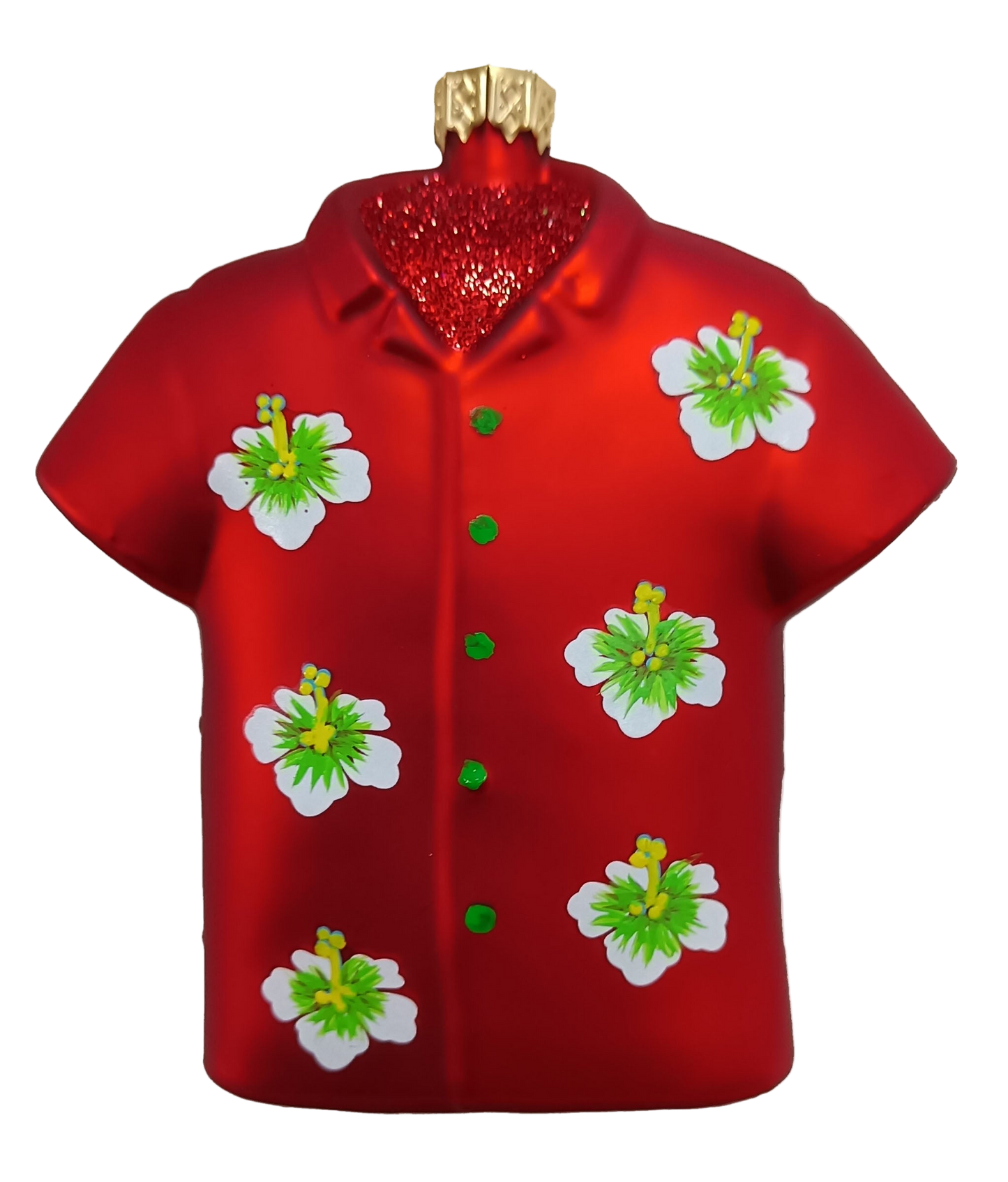 HZZ119: Red Glass Aloha Shirt