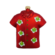 HZZ119: Red Glass Aloha Shirt