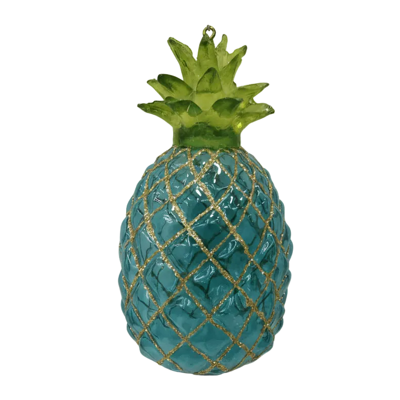 HZZ121: Clear Glass Pineapple (3 Colors)