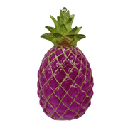 HZZ121P: Clear Glass Pink Pineapple - 12 Pack