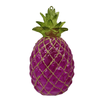 HZZ121: Clear Glass Pineapple (3 Colors)