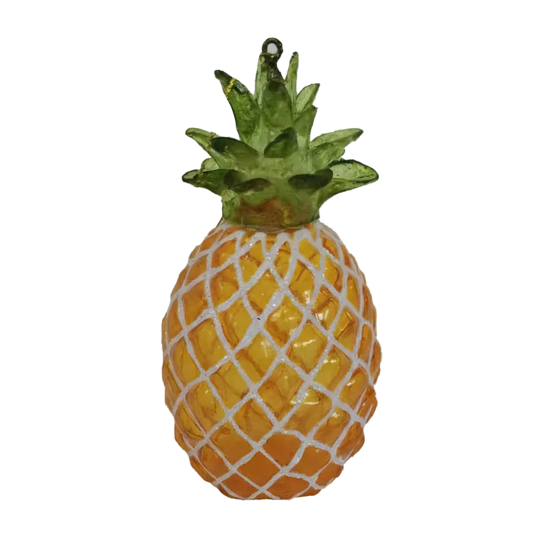HZZ121: Clear Glass Pineapple (3 Colors)