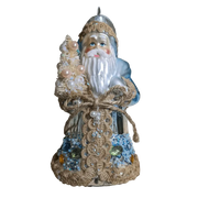 HZZ124: Glass Royal Beach Santa - 12 Pack