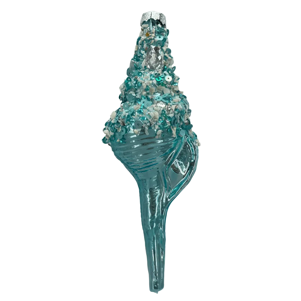 HZZ131: Aqua Glass Shell