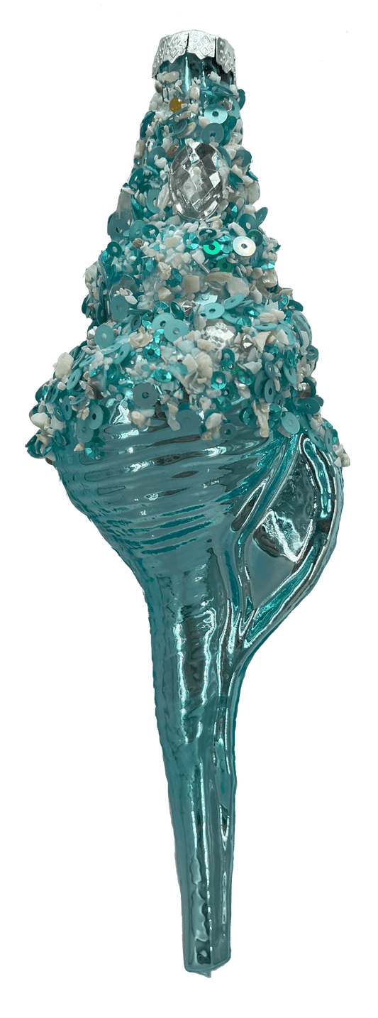 HZZ131: Aqua Glass Shell