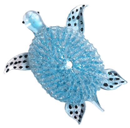 HZZ135: Glass Turtle w/ Spots - 12 Pack