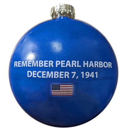 HZZ156: Glass Flat Disc - Pearl Harbor - 12 Pack