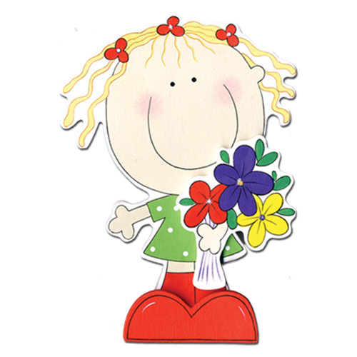 JK101: Girl w/ Bouquet