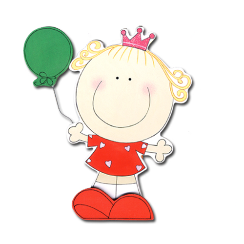 JK107A: Girl w/Balloon