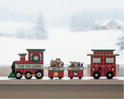 LR109N_LR209: Tabletop Train Set + 2 Train Carts (4-piece set)