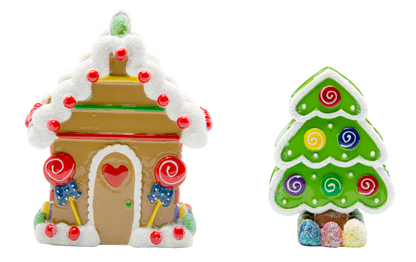 LR114: GINGERBREAD HOUSE & TREE
