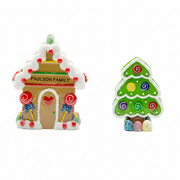 LR114: Gingerbread Table Topper House & Tree