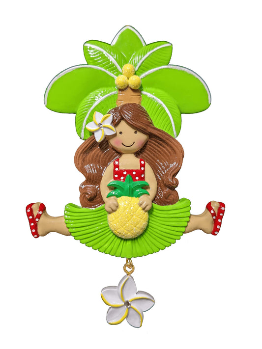 LR117N: Hula Girl w/ Pineapple