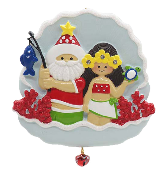 LR133: Santa Scallop w/ Girl