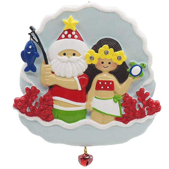 LR133: Santa Scallop w/ Girl