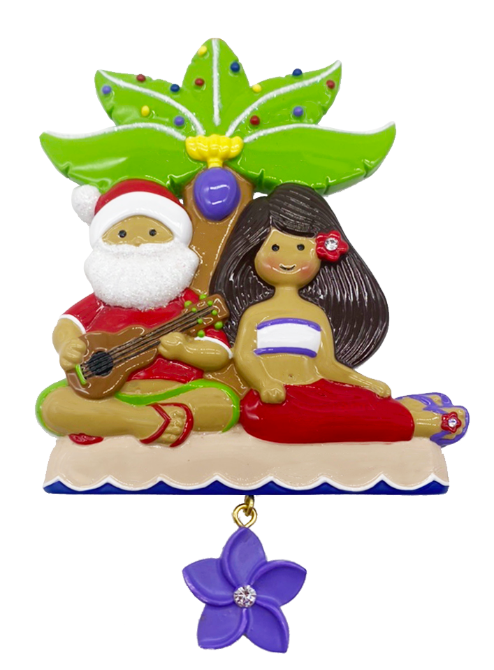 LR134: Santa Ukulele Couple