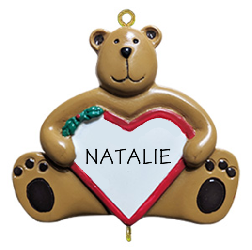 LR204: BEAR W/ HEART COMPONENT