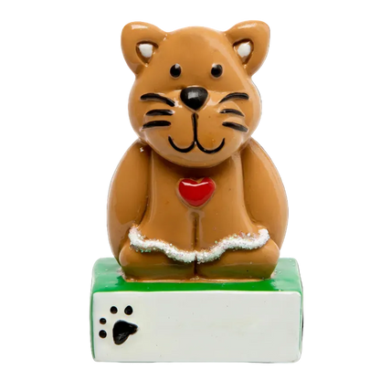 LR214C: Gingerbread Cat Table Top Add On