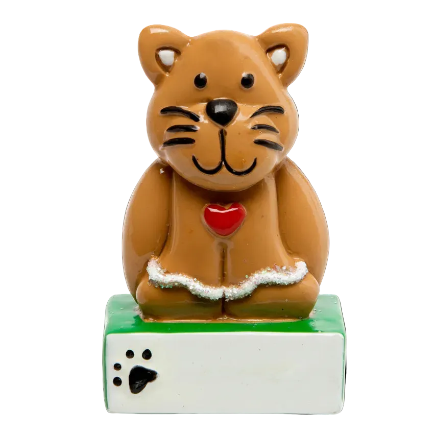 LR214C: Gingerbread Cat Table Top Add On