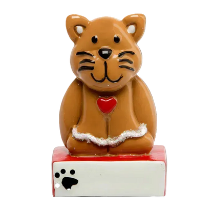 LR214C: Gingerbread Cat Table Top Add On