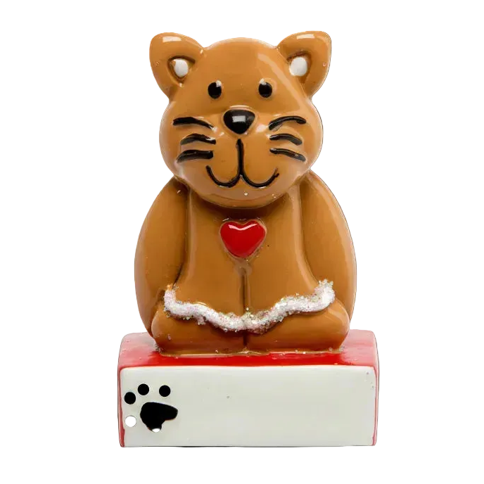 LR214C: Gingerbread Cat Table Top Add On