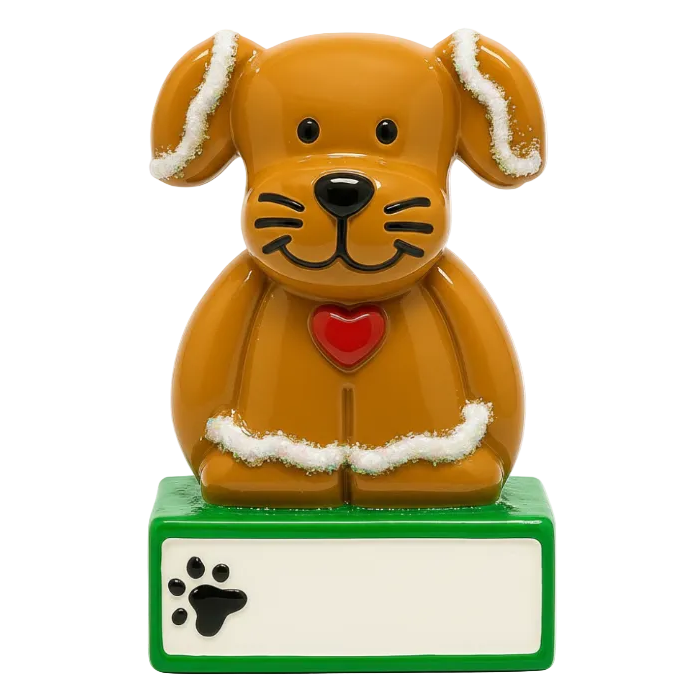 LR214D: Gingerbread Dog Table Top Add On