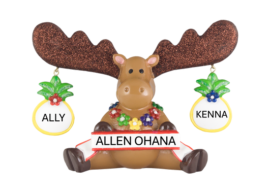 LR302T: Tropical Moose Figurine - Family 2