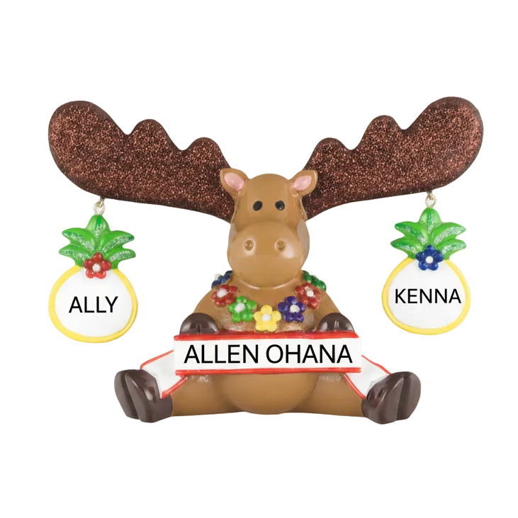 LR302T: Tropical Moose Figurine - Family 2
