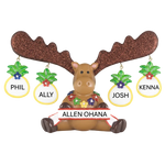 LR304T: Tropical Moose Figurine - Family 4